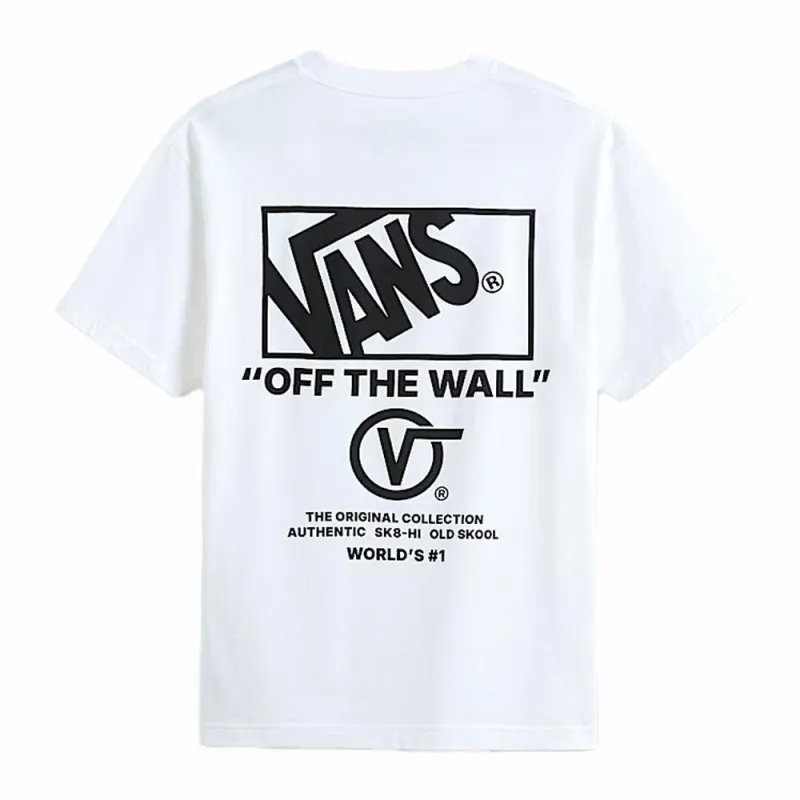 Vans Stacked Hi T-shirt - White made by Vans