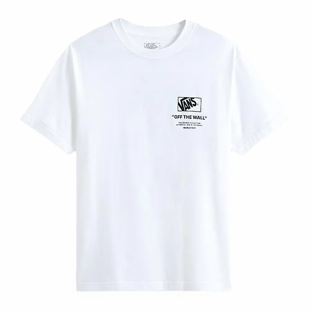 Vans Stacked Hi T-shirt - White sold by Source Skate Co. product image thumbnail 2