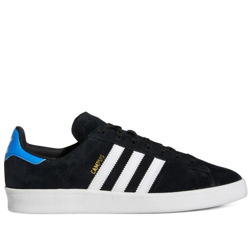 Adidas Campus ADV Shoes - Core Black sold by Source Skate Co.