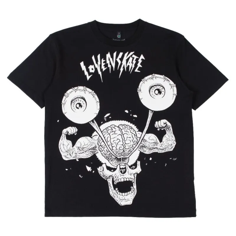 Lovenskate Work Harder Not Harder T-shirt - Black sold by Source Skate Co.