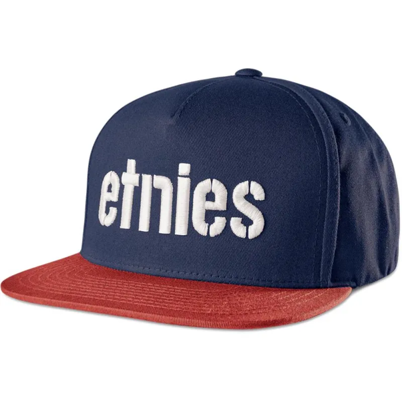 Etnies Corp Snapback - Navy/Red/White made by Etnies