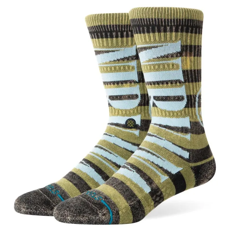 Stance Nirvana Socks - Green - Large made by Stance