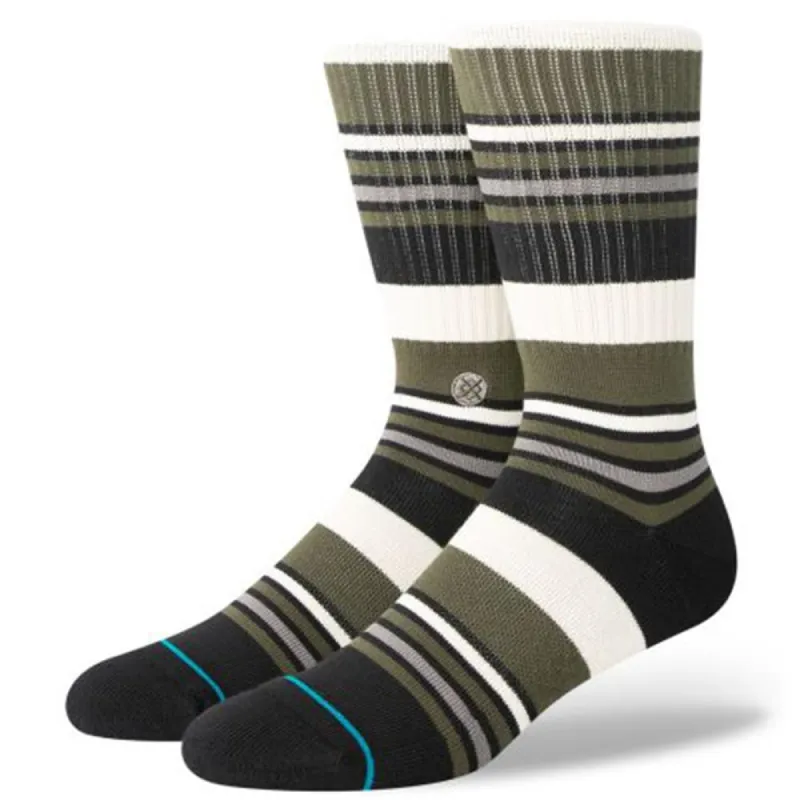 Stance Mossy Socks - Dark Green/ Large sold by Source Skate Co.
