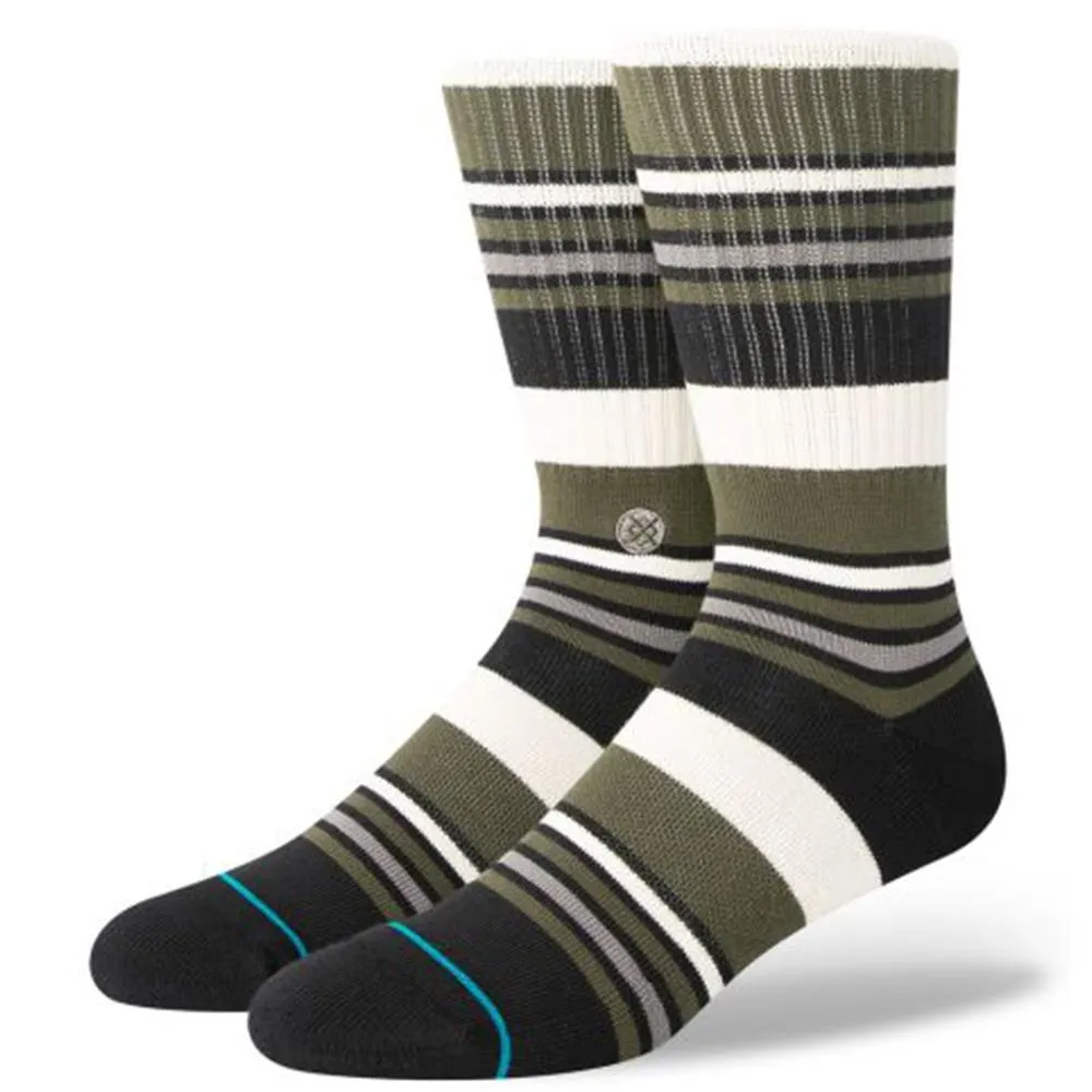 Stance Mossy Socks - Dark Green/ Large sold by Source Skate Co.