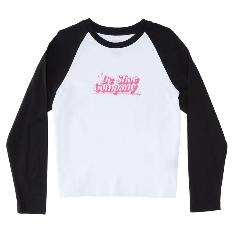 DC Timeless Raglan Women's T-Shirt - White/Black sold by Source Skate Co.