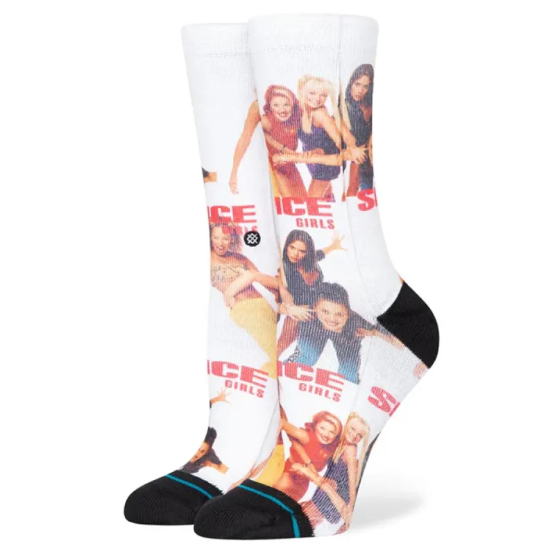 Stance Friendship Never Ends Socks - White/ Medium sold by Source Skate Co.