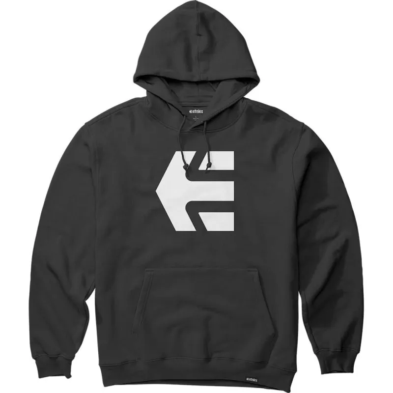Etnies Classic Icon Hoodie - Black/White sold by Source Skate Co.