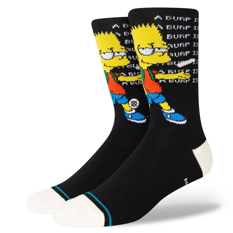 Stance Troubled Socks - Black/Large sold by Source Skate Co.
