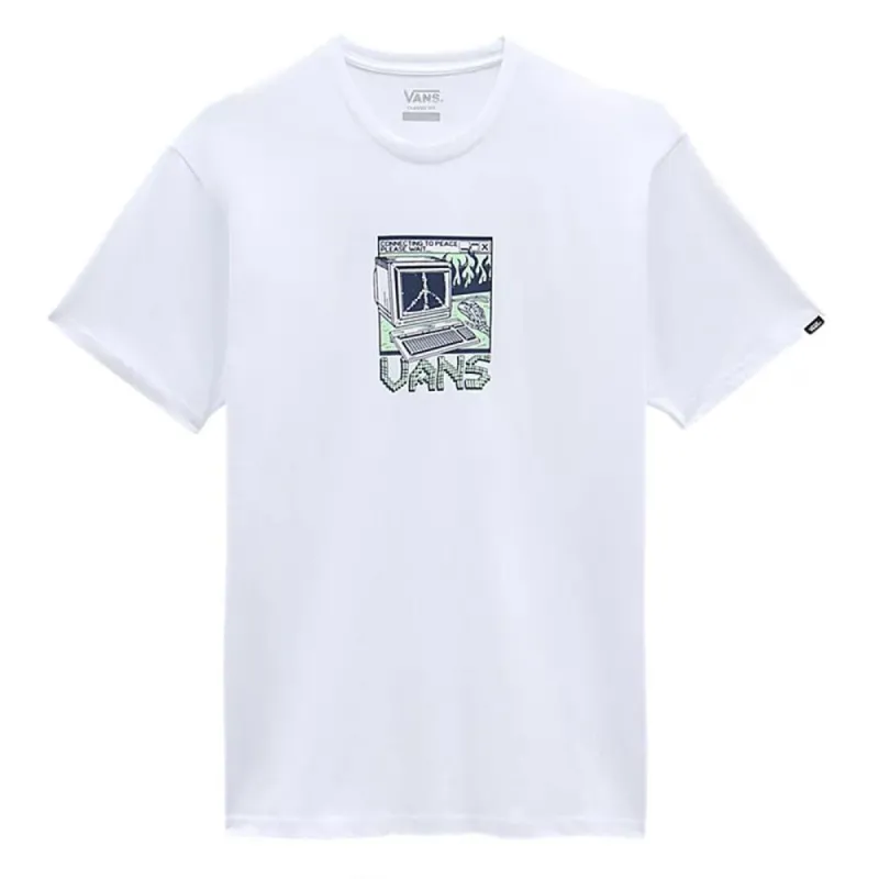 Vans Throwback Peace Machine T-Shirt - White made by Vans