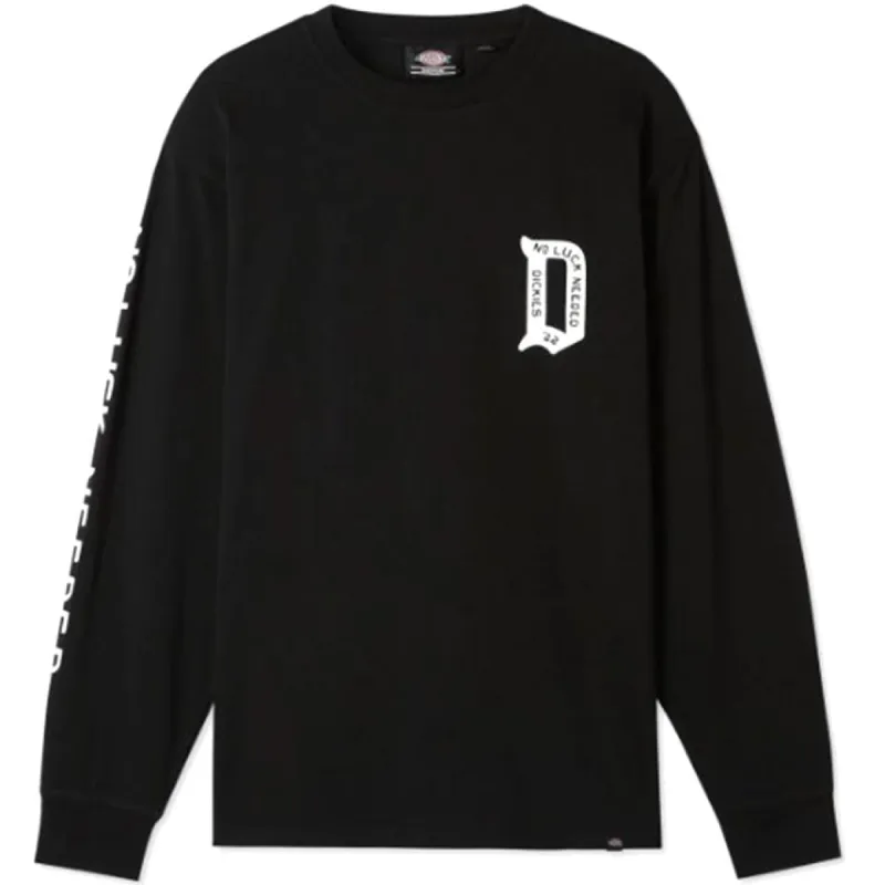 Dickies Union Springs Long Sleeve T-Shirt - Black made by Dickies