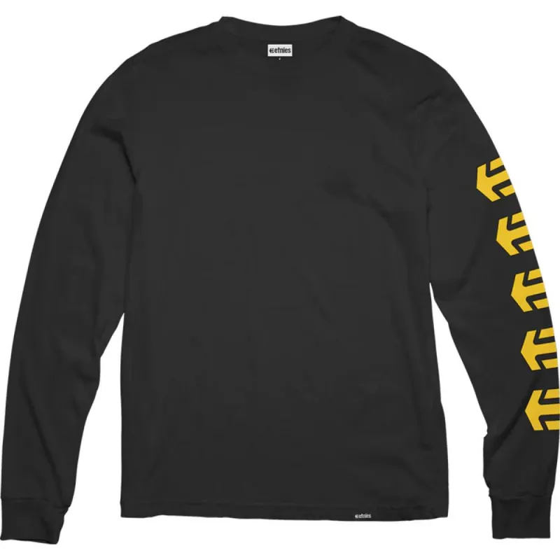 Etnies Thomas Hooper Long Sleeve T-Shirt - Black sold by Source Skate Co.