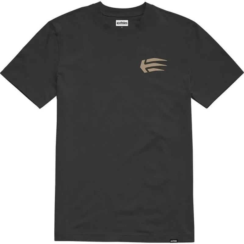 Etnies Joslin T-shirt - Black/Tan sold by Source Skate Co.