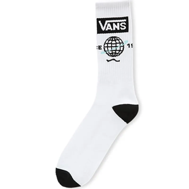 Vans Fumed Glass Crew Sock - After Dark/White sold by Source Skate Co.