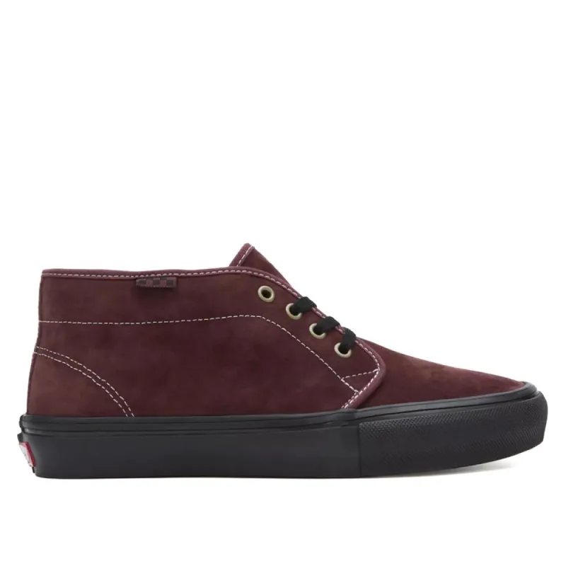 Vans Skate Chukka - Dark Red/Black sold by Source Skate Co.