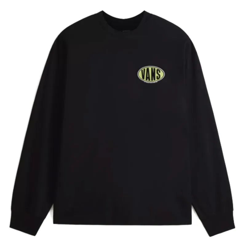 Vans Spray On Long Sleeve T-shirt - Black sold by Source Skate Co.