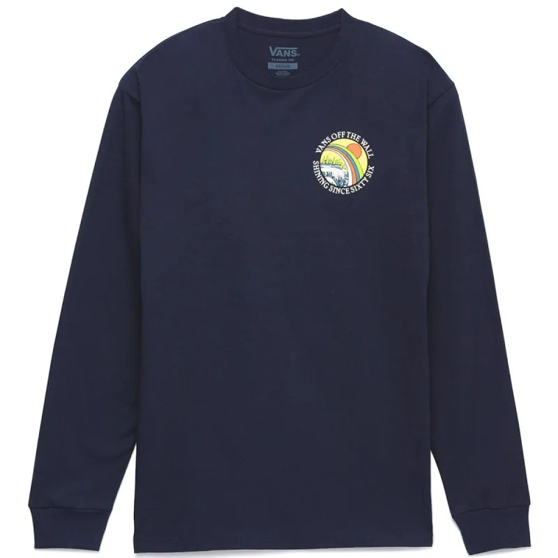 Vans Positive Vibes Scenic Long Sleeve T-Shirt - Navy sold by Source Skate Co.
