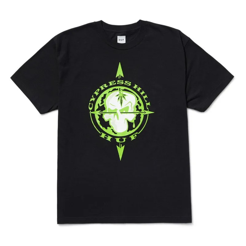 HUF x Cypress Hill Blunted Compass T-shirt - White | Parallel