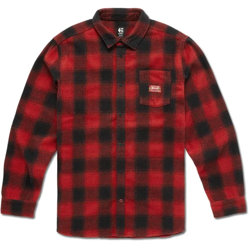 Etnies Independent Flannel Shirt - Red made by Etnies