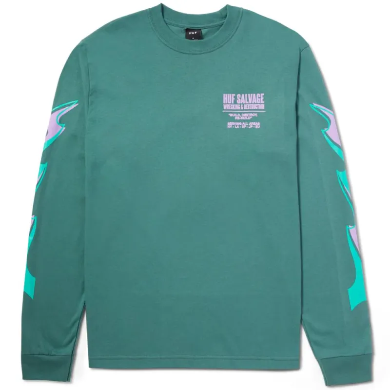 HUF Buzzkill Long Sleeve T-Shirt - Pine sold by Source Skate Co.