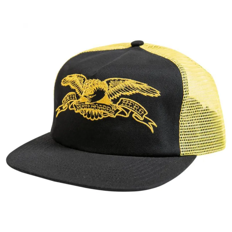 Anti Hero Snapback Basic Eagle Cap - Black/Gold sold by Source Skate Co.