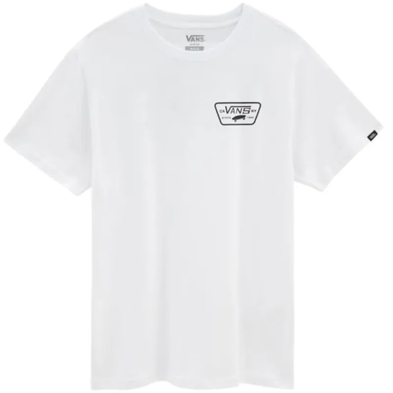 Vans Full Patch T-Shirt - White/Black made by Vans