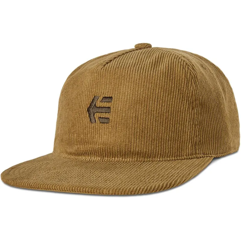 Etnies Arrow Cord Strapback Hat - Brown made by Etnies