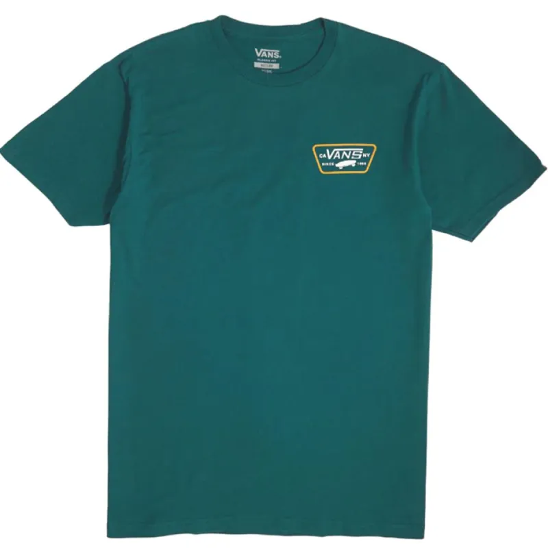 Vans Full Patch Back T-Shirt - Deep Teal/White sold by Source Skate Co.