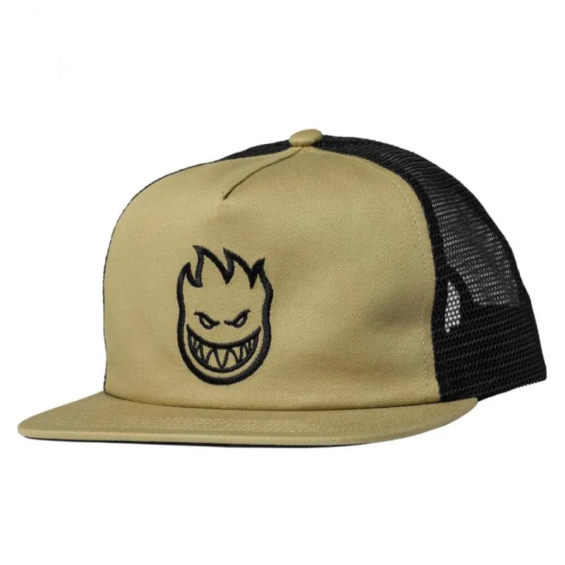 Spitfire Bighead Snapback Cap - Tan/Black sold by Source Skate Co.