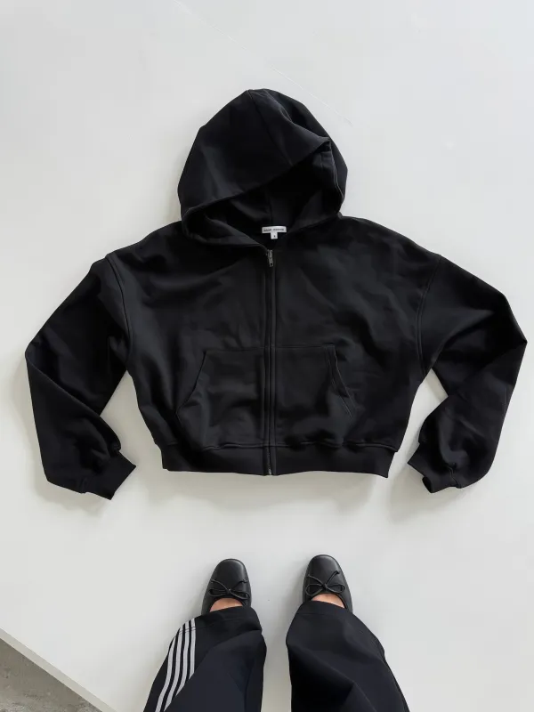 Everyday Zip Hoodie - Black made by Other Normal