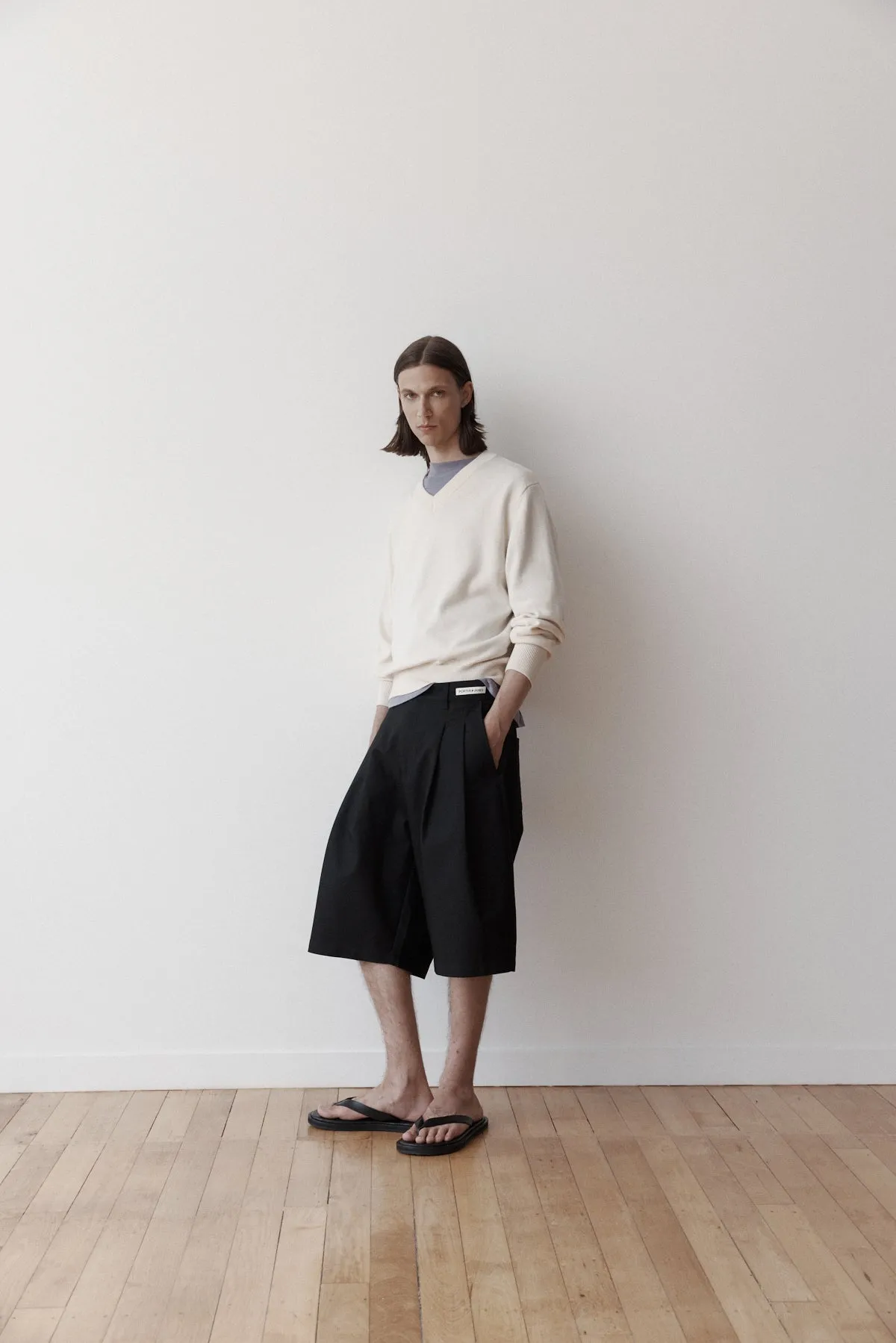 Knitted V-Neck sold by Porter James product image thumbnail 2