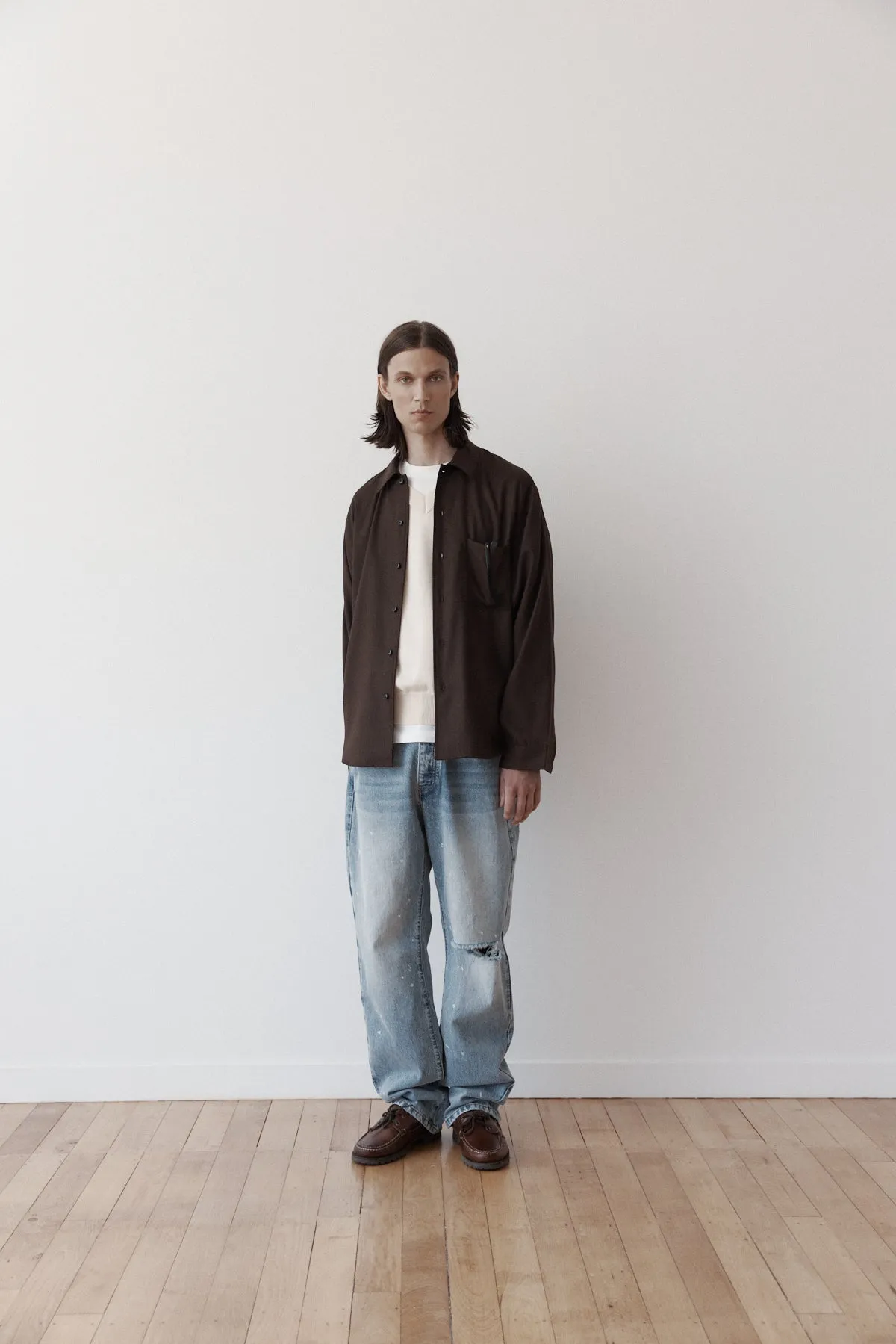 Knitted V-Neck sold by Porter James product image thumbnail 4