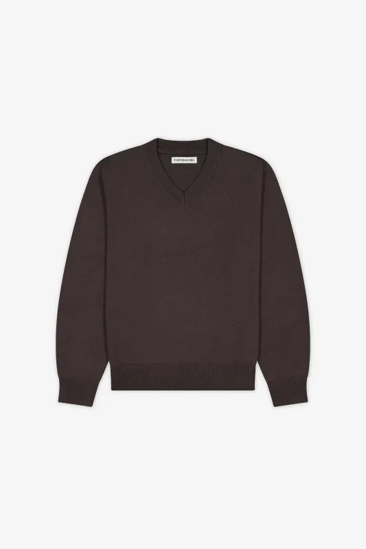 Knitted V-Neck made by Porter James