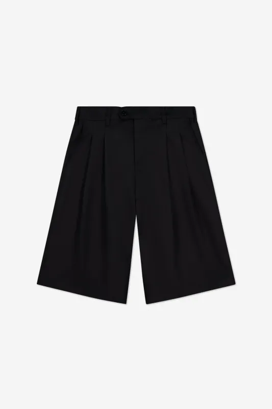 Double-Pleated Shorts made by Porter James