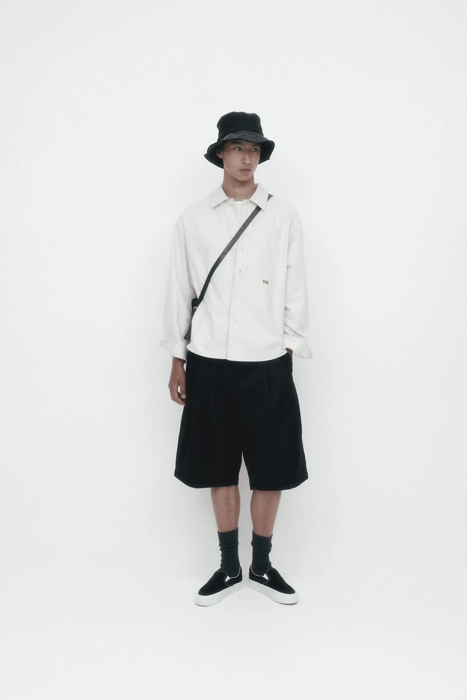 Double-Pleated Shorts sold by Porter James product image thumbnail 4