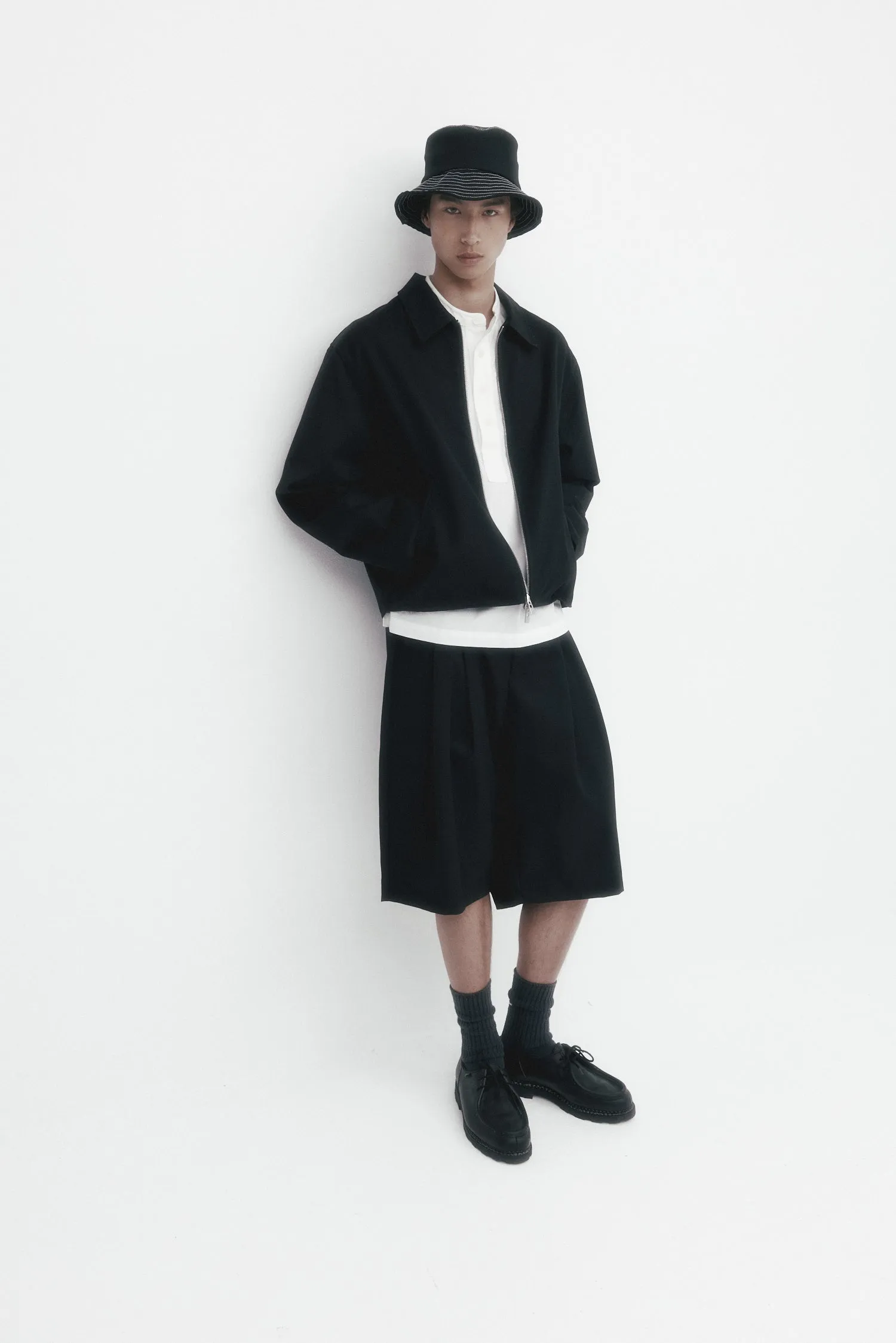 Double-Pleated Shorts sold by Porter James product image thumbnail 5