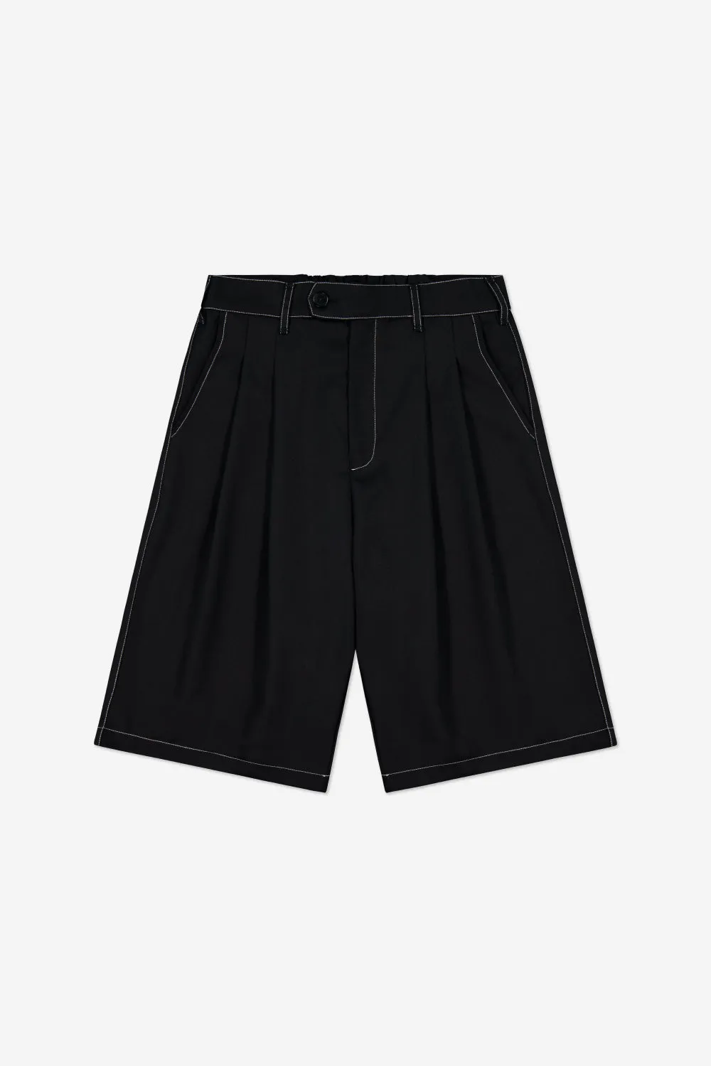 Double-Pleated Shorts sold by Porter James