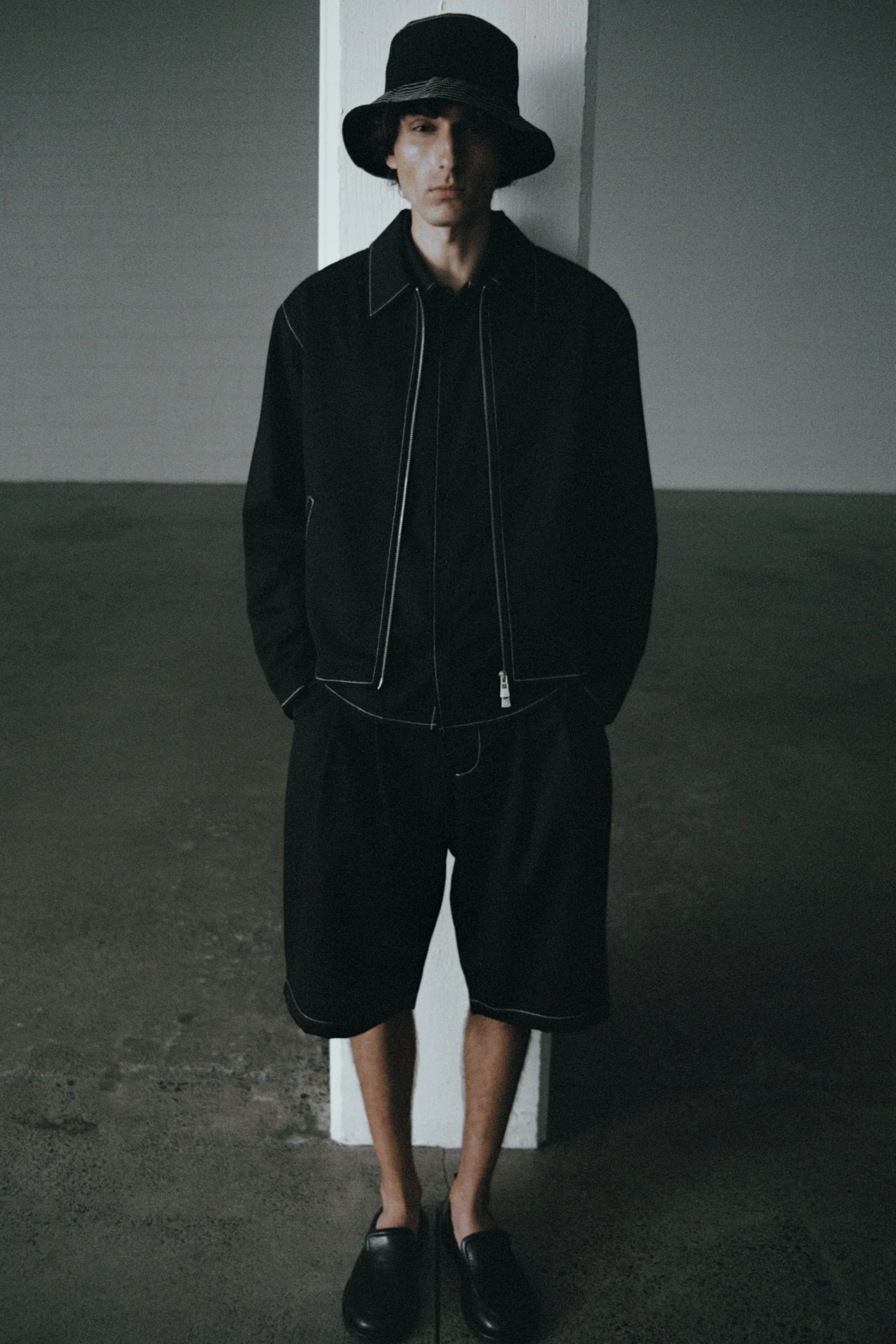 Double-Pleated Shorts sold by Porter James product image thumbnail 4