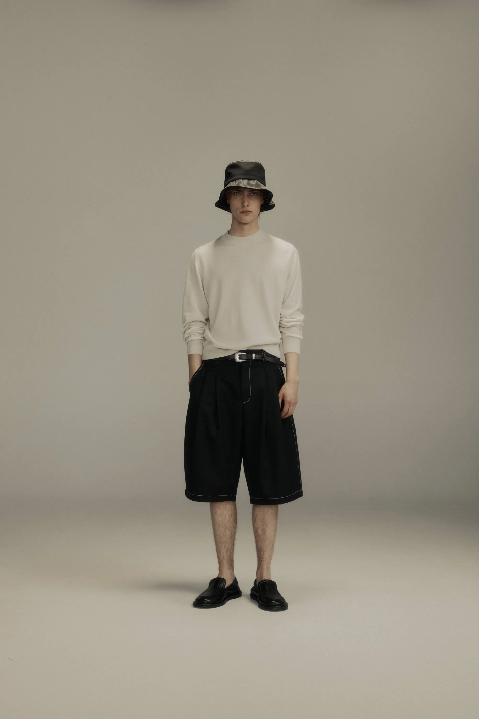 Double-Pleated Shorts sold by Porter James product image thumbnail 5