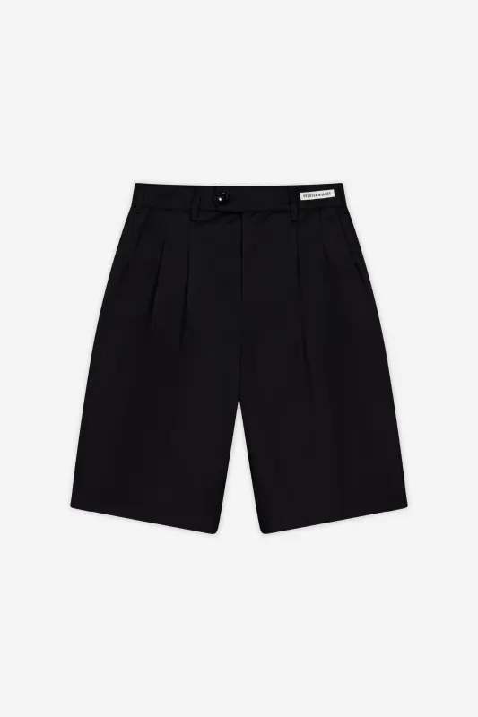 Double-Pleated Shorts made by Porter James