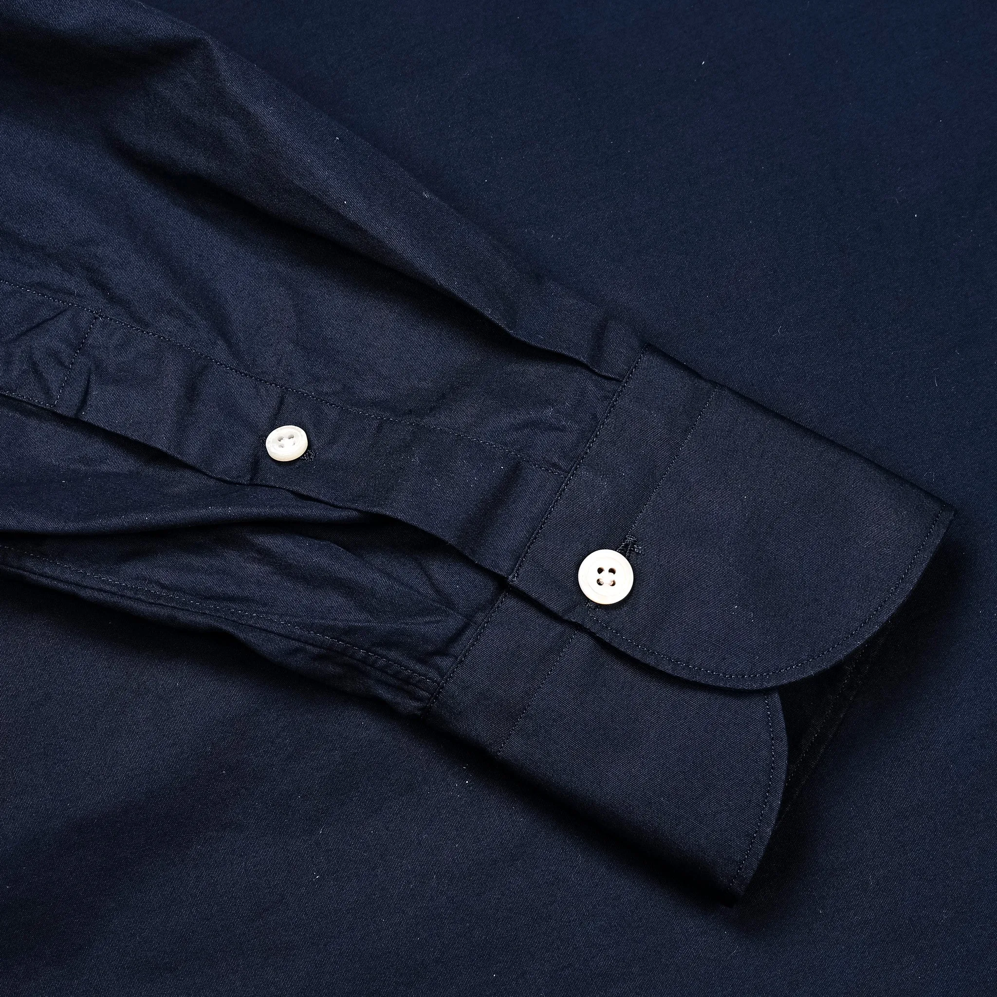 Finamore Tokyo Shirt Lucio Collar Alumo Poplin Navy sold by Frans Boone product image thumbnail 4
