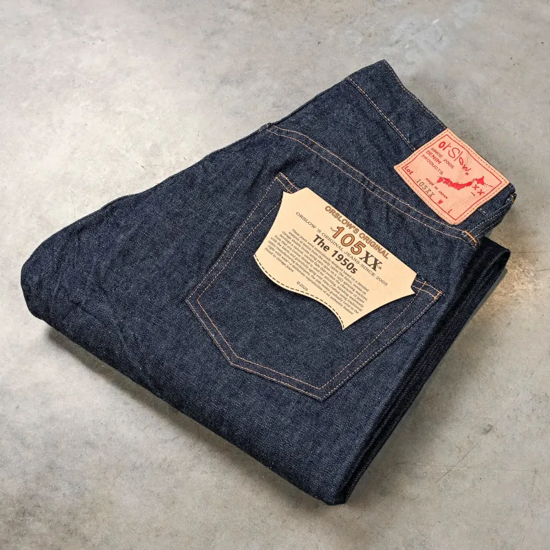 OrSlow 105XX 1950's Denim Standard One Wash made by orSlow
