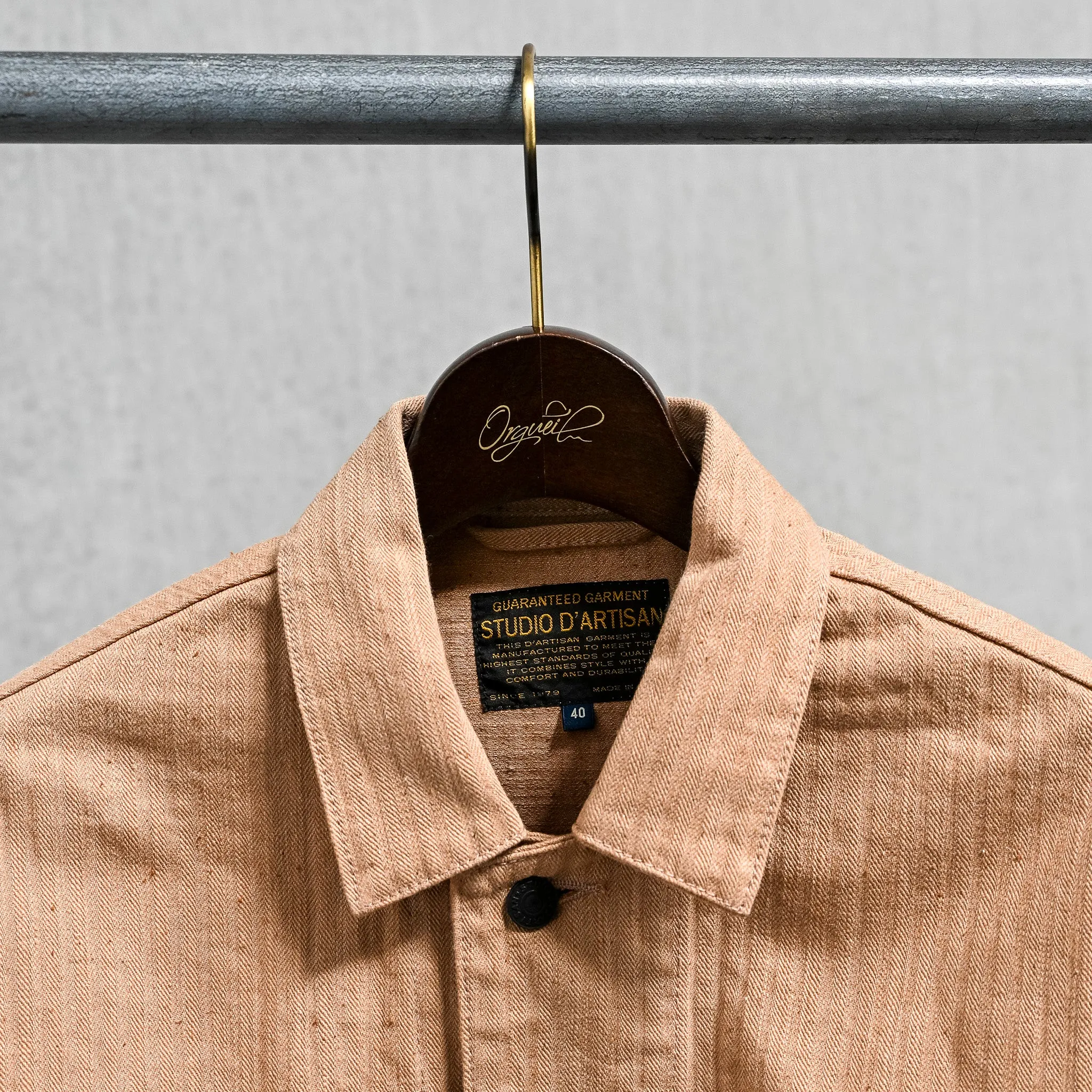 Studio D'Artisan Fox Cotton Military Coverall Brown sold by Frans Boone product image thumbnail 5