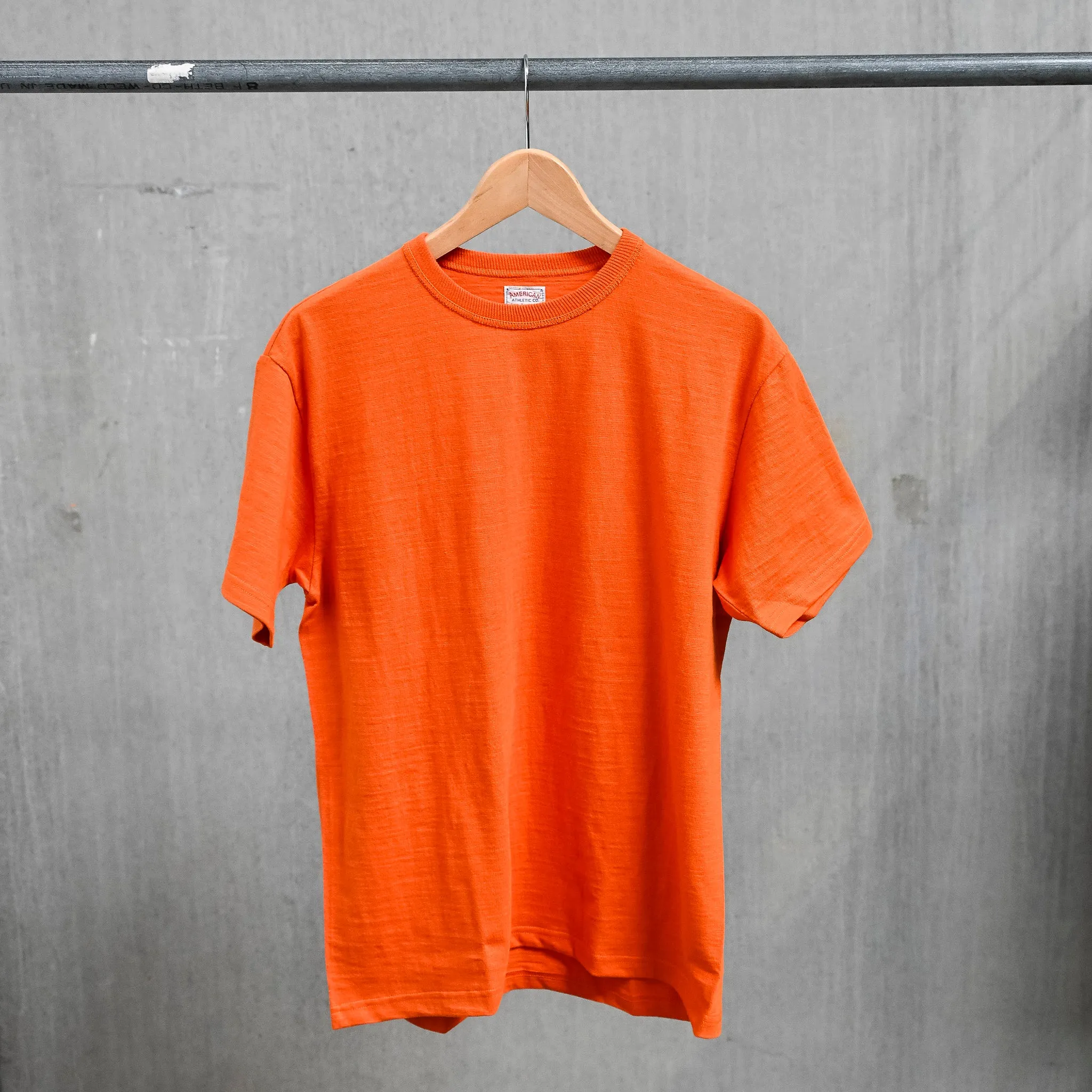 The Real McCoy's Athletic Loopwheel T-Shirt Orange sold by Frans Boone product image thumbnail 2