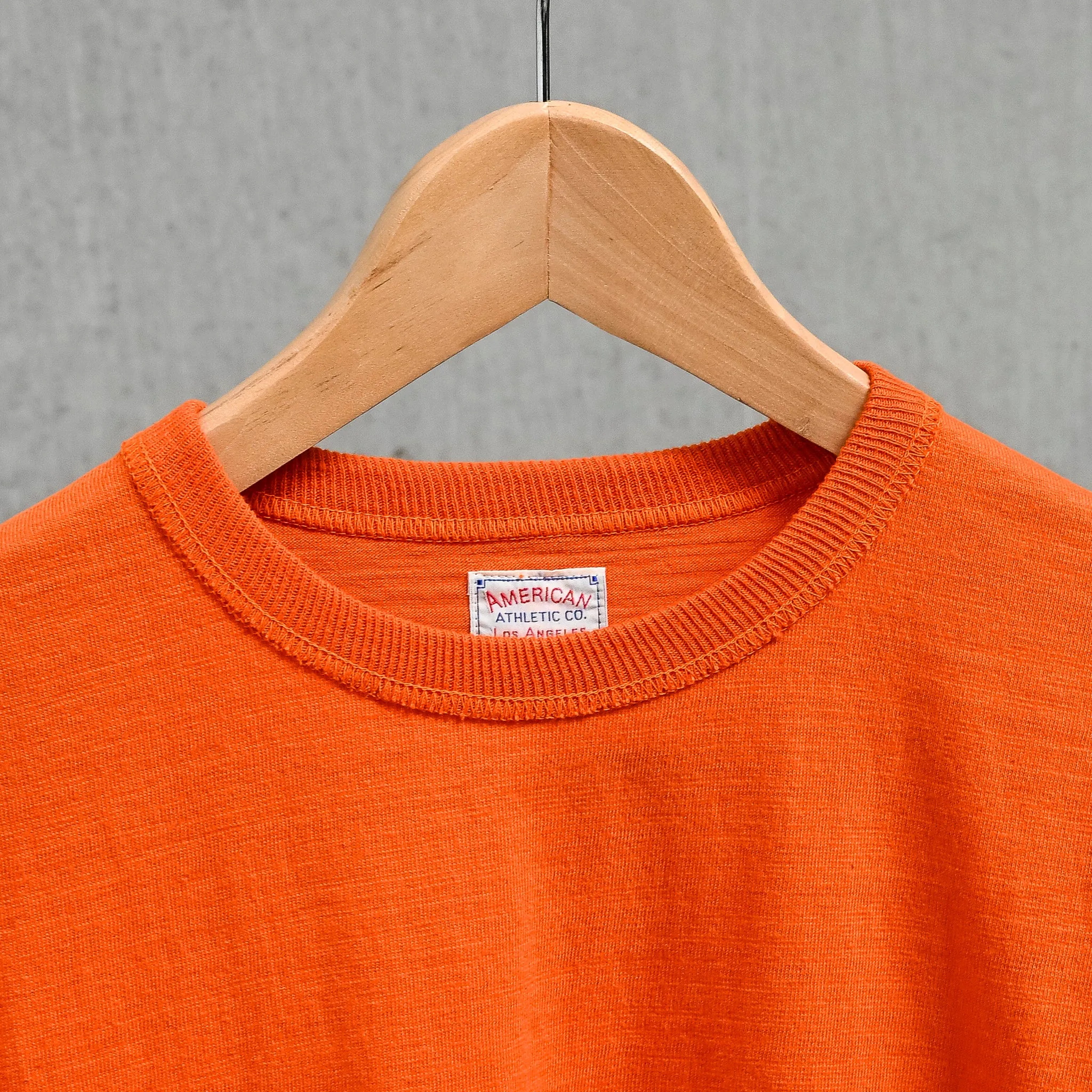 The Real McCoy's Athletic Loopwheel T-Shirt Orange sold by Frans Boone product image thumbnail 3
