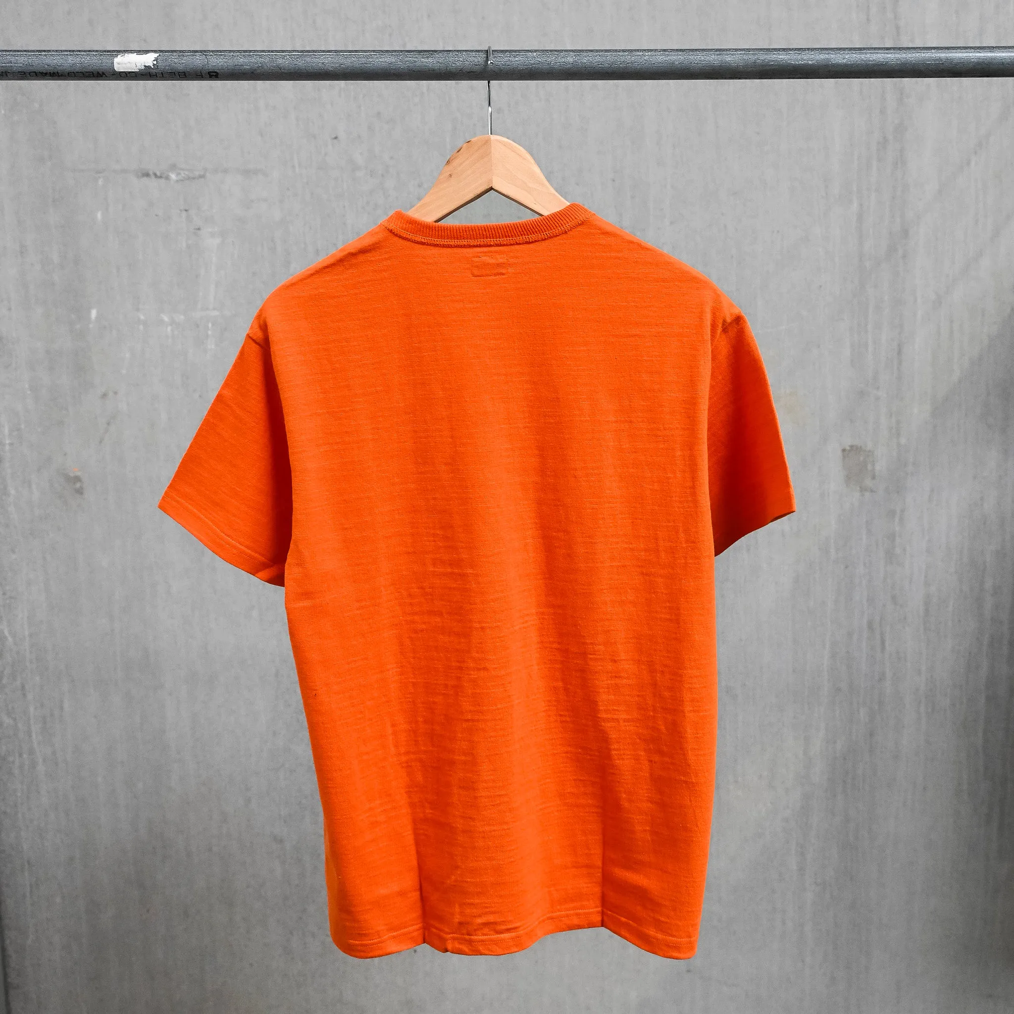 The Real McCoy's Athletic Loopwheel T-Shirt Orange sold by Frans Boone product image thumbnail 4