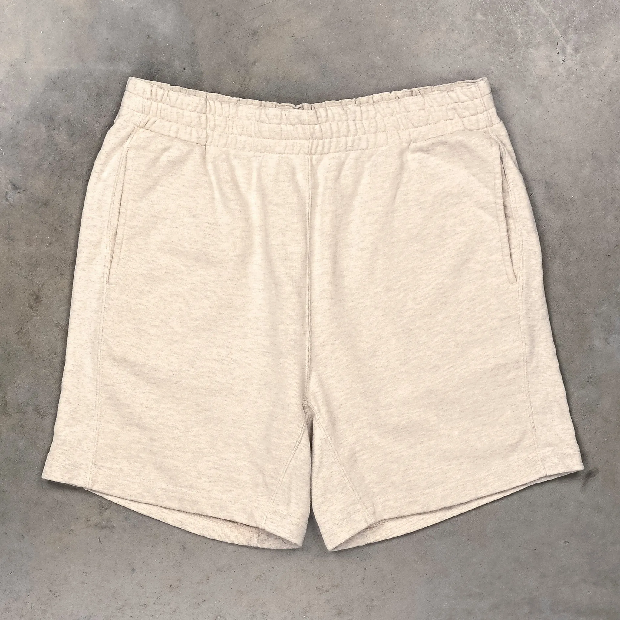 Remi Relief SP Finish Fleece Shorts Oatmeal sold by Frans Boone