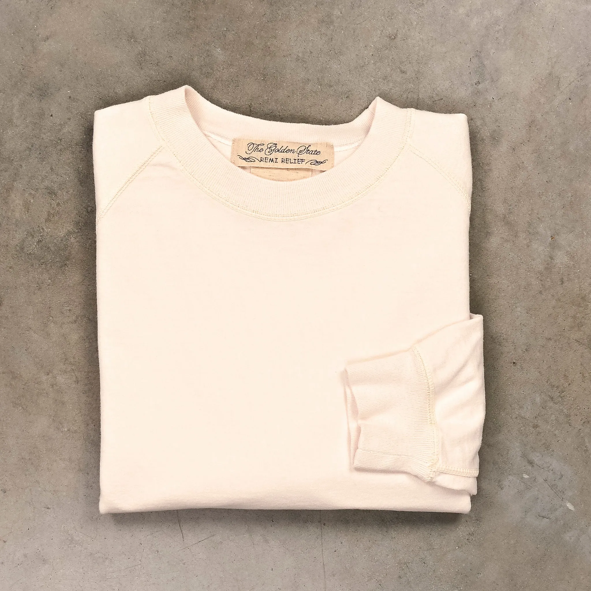 Remi Relief Raglan Sweater Supima Cotton L.Pink sold by Frans Boone