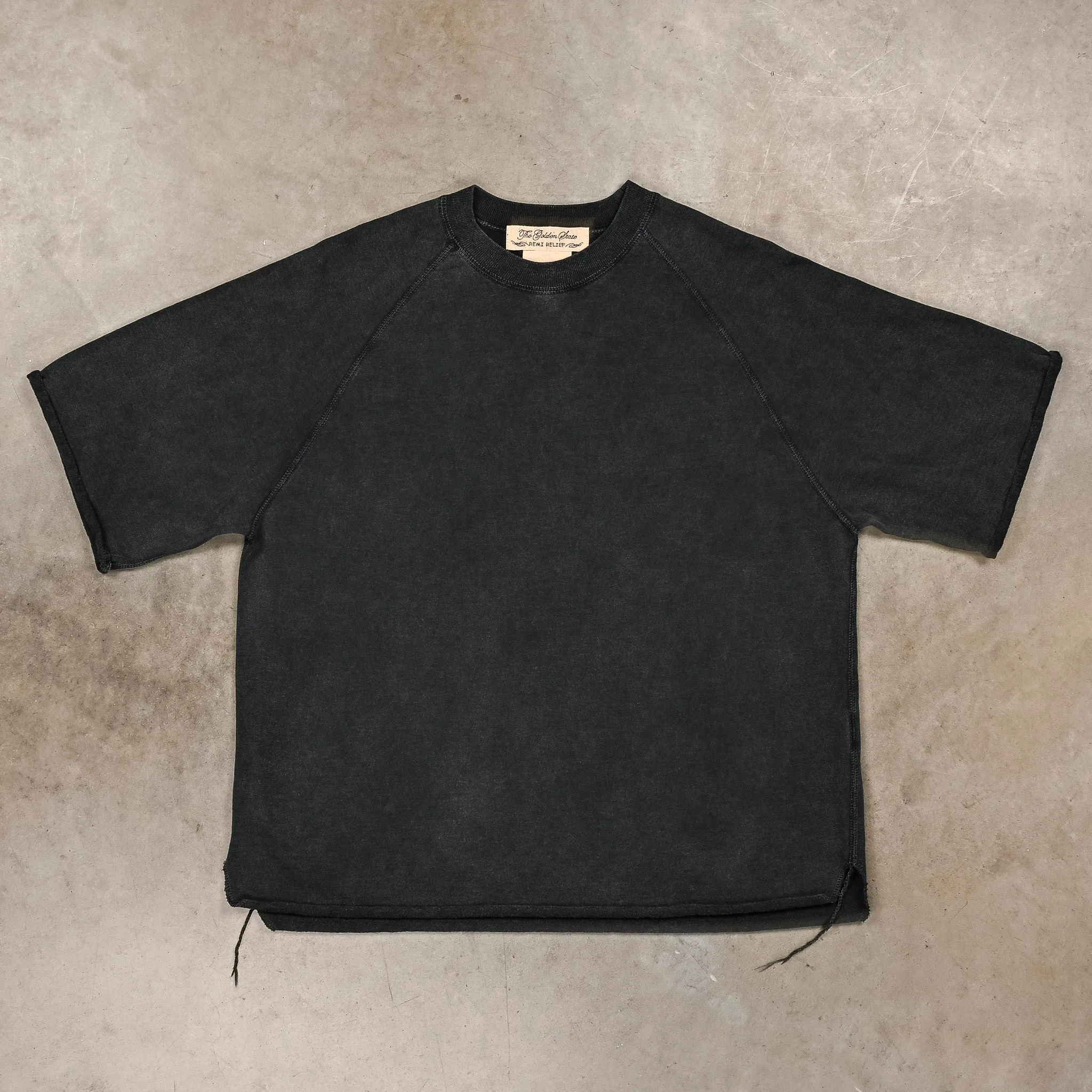Remi Relief Raglan Short Sleeve Sweater Supima Cotton Black sold by Frans Boone product image thumbnail 2