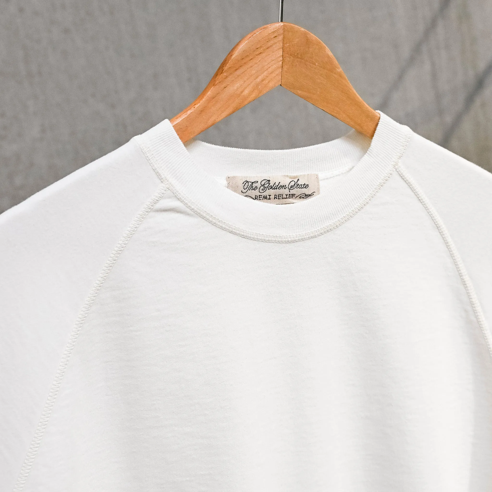 Remi Relief Raglan Short Sleeve Sweater Supima Cotton Off-White sold by Frans Boone product image thumbnail 5