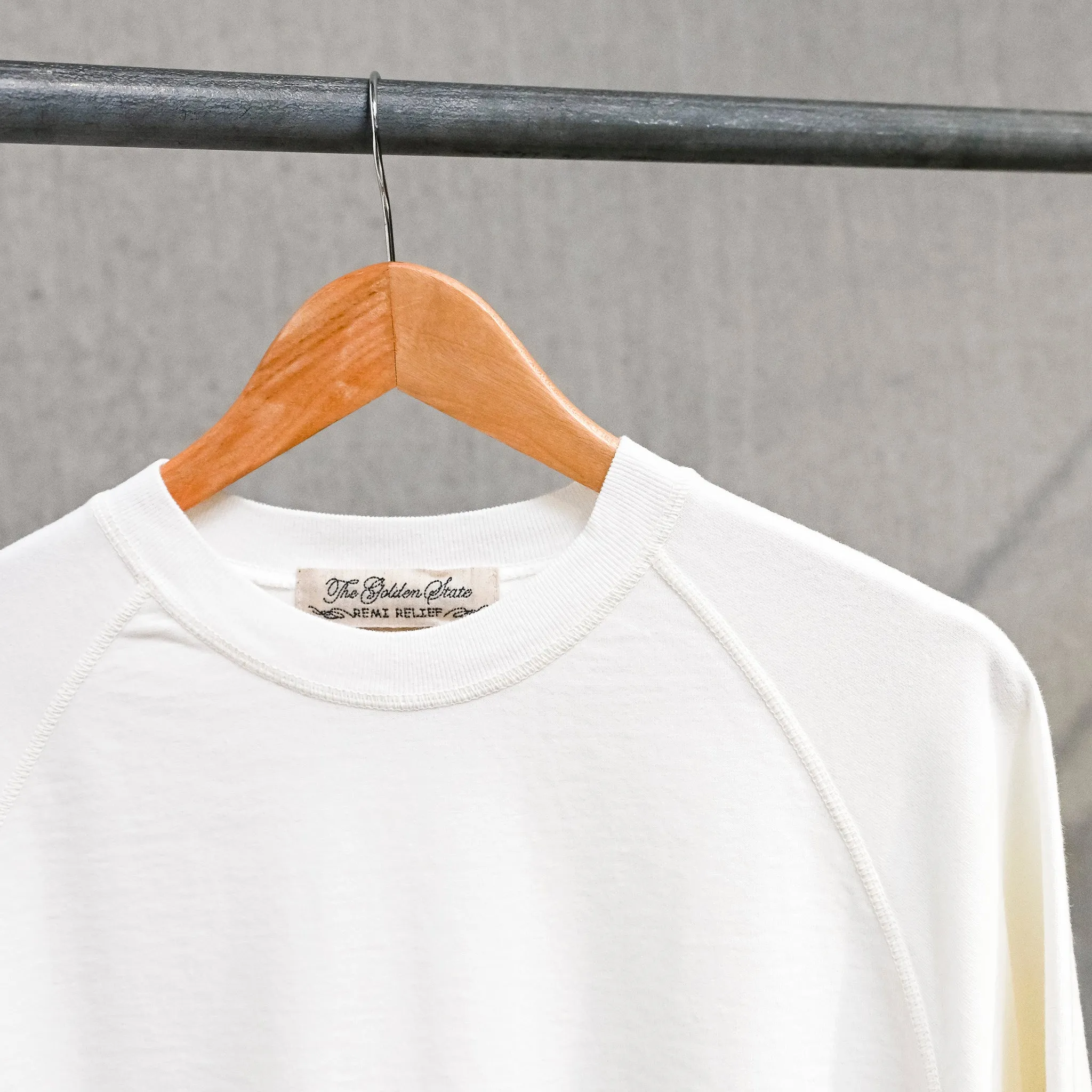 Remi Relief Raglan Short Sleeve Sweater Supima Cotton Off-White sold by Frans Boone product image thumbnail 3